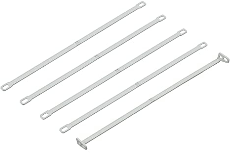 Vispronet Fahnenschlingen im Set, Durchmesser 75-100 mm, Universal Fahnenzubehör (ø 75 mm (4 Stück))