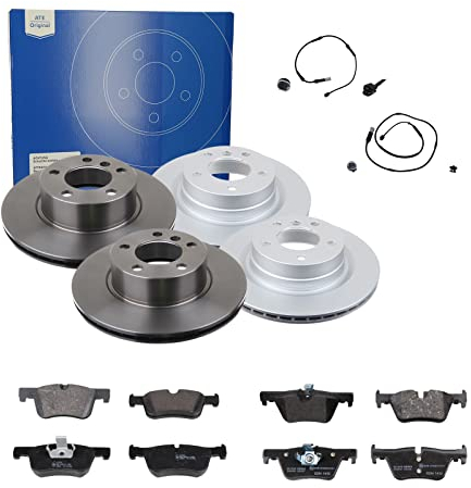 ATE 2 Bremsscheiben + Beläge Ceramic VA + HA für BMW 1 F20 3 3 Touring F31