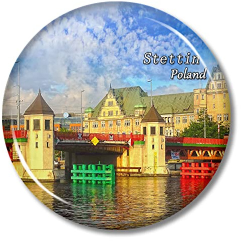 Polen Stettin Magnet Kühlschrank Kühlschrank Magnet Aufkleber Reise Souvenir Metall Flaschenöffner Dekorativer Magnet