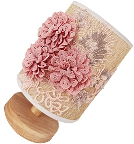 OSALADI Tischlampe Usb Tuch-lampenschirm Nachttischleuchte Für Schlafzimmer Schreibtischleuchte Aus Eisen Stoff Und Holz Energiesparend Und Langlebig