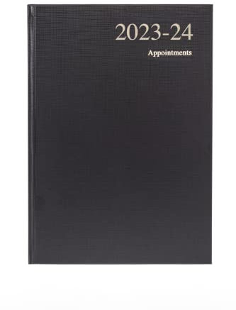 Collins Essentials Schülerkalender 2023–24, A5, Tagesansicht, Jahresmitte, Terminplaner, Schule, Hochschule oder Universität, Juli 2023 bis Juli 2024, Schwarz – ESSA51M.99–2324