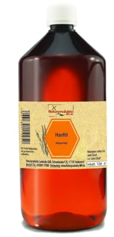Hanföl Hanfsamenöl kaltgepresst nativ 1 L