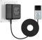 Türklingel Transformator, 24V 500mA Netzteil Adapter Transformatoren Kabel Smart Home Zubehör Kompatibel für Ring Türklingel Video Türklingel 2 Pro (5m schwarz)
