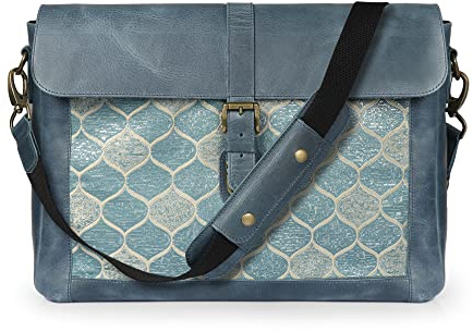 Londo Echtleder Notebook Tasche für Arbeit, Büro und Schule