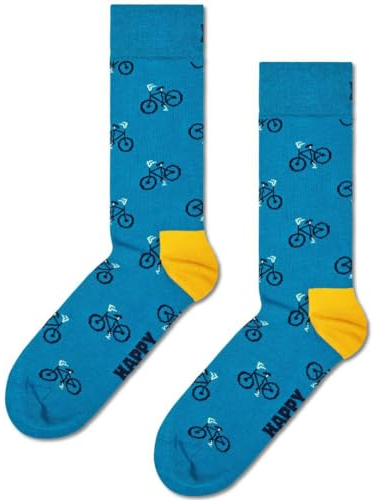 Happy Socks Bike Sock Fahrrad Socke 36-40, Blau