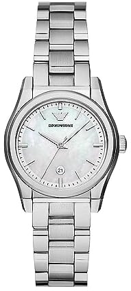 Emporio Armani Women Analog Quartz Watch with Stainless Steel Strap AR11557