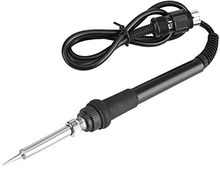 SEAFRONT 50 W Elektrischer Lötkolben, Lötkolben, Handwerkzeug, A1322, Heizelement, Schweißkolben-Set, Isolierter Griff, Keramik-Heizkern, Beheizte Metallspitze für Lötstation (fünf Nadeln)