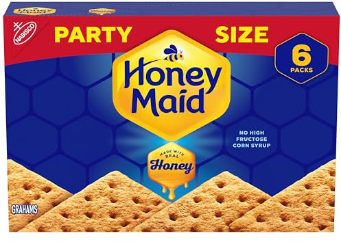 HONEY MAID Graham Crackers, Lunch Snacks, Party Size, 28.8 oz