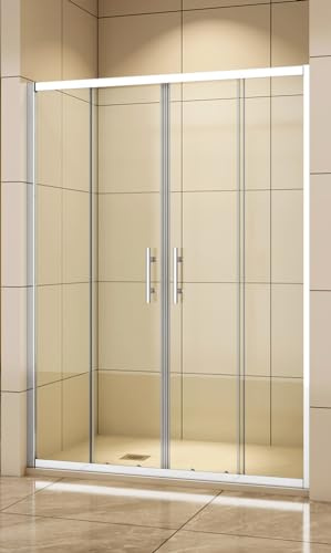 Duschkabine Duschtür Nischentür Dusche Schiebetür Drehtür Schwingtür Doppel Doppel G.70-160cm,H180/190/185/195/200cm,5/6/8mm glas