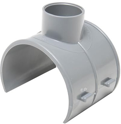 Jardibric - Selle de Branchement 100 x 40 PVC - Solution Fiable pour Raccordement et Extension de Systèmes de Canalisation