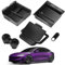 TSLDRV 2024 Newest Center Console Organizer Tray for Tesla Model 3 Highland 2024 [Slide Smoothly] Armrest Hidden Organizer Box Cup Holder for Tesla Model 3 Accessories 2024 Matte Black