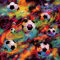 Holden Decor Football Galaxy Multi Wallpaper 13780