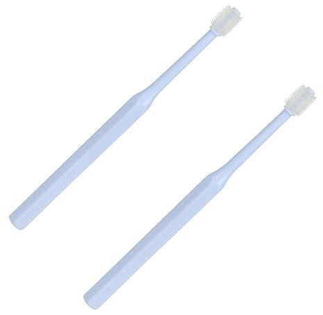 GREENADSCAPE 2stücke -zahnbürste Für Hunde Und Katzen Pet Oral Cleaning Toothbrush Ergonomisches Design Sanfte Borsten Für Empfindliche Zähne Zahnpflege Für Und Kätzchen