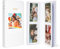 HIYQIN Fotoalbum für Instax Wide Film 3,5 x 4,25, 64-Taschen-Fotoalbum mit Foto Fenster passend für Fujifilm Instax Wide 400/300/210/200/Wide EVO/Polaroid 600 i-Type – Weiß