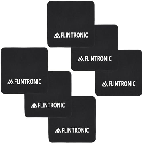 flintronic 6PC Coussinets De Préhension en Néoprène, Coussinets Antidérapants pour Haltérophilie, comme Alternative Aux Gants D'entraînement, Grip Pads pour Tractions Fitness Musculation