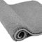wyewye Mikrofaser-Badematte, Fußmatte, 2 cm, super dicker Badteppich, super saugfähig, Badezimmerteppich, 60 x 120 cm, Grau