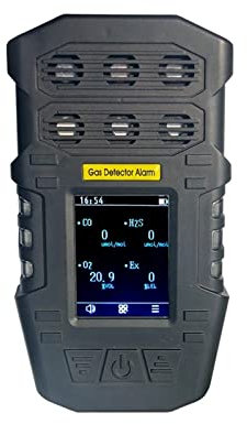 Gasmelder, Luftsauerstoffmessung Luftqualitätsdetektor Luftqualitätsmonitor S318 0-100% UEG 0-30% VOL 0-1000 ppm 0-100 ppm ± 0,3 m,Volle Sicherheit in Ihren Händen