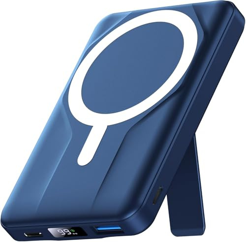 Azmuth Power Bank per MagSafe, 10000mAh Magneitco Powerbank per iPhone