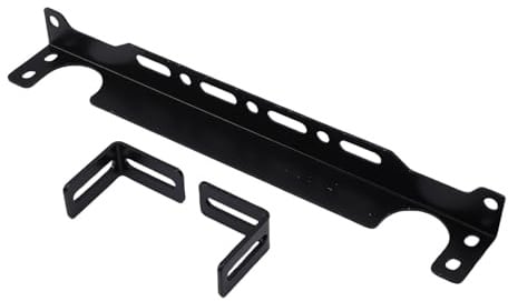 Tbest Kit de Soporte de Montaje de Enfriador de Aceite Universal, Adaptador de Radiador Resistente de Aleación de Aluminio de 330mm para Enfriadores de Estilo Británico