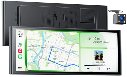 Avaett 9.26 Wireless Car Play Screen for Apple CarPlay & Android Auto, Portable Car Tablet with Backup Camera, Mirror Link, OTA Updates, Bluetooth 5.2, GPS Navigation, Plug & Play, Voice Control