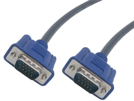 KVKITKLW Cavo video corto D-Sub VGA HD 15 pin da 25 cm 0,25 m