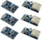 Aihasd 3PCS Micro USB 5V 1A 18650 Carte Chargeur de Batterie au Lithium avec Protection + 3PCS DC-DC 0.9V-5V à USB 5V Booster Tension Step Up Chargeur Module