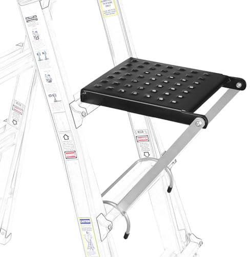 ORIENTOOLS Leiter-Arbeitsplattform, Leiter-Zubehör mit 170 kg Nennleistung