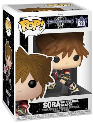 Funko POP! Games: Kingdom Hearts 3-Sora With Shield - Collectable Vinyl Figure - Gift Idea - Official Merchandise - Toys for Kids & Adults - Video Games Fans - Model Figure for Collectors and Display