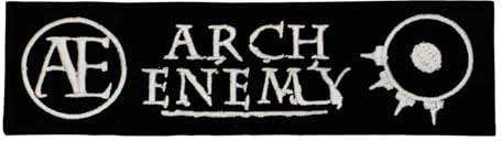 Arch Enemy - silver red small Aufnäher Besticktes Patch zum Aufbügeln Applique Souvenir Zubehör