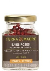 Baies roses de Madagascar Grade 1 bio
