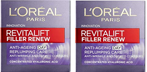 L'Oreal Revitalift Filler Renew Hyaluronsäure Anti-Aging Tagescreme 50m 2er Pack