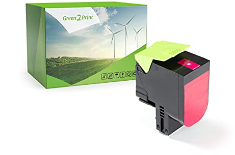 Green2Print Toner Magenta 1000 Seiten ersetzt Lexmark C2320M0 passend für Lexmark MC2325adw, MC2325, MC2425adw, MC2425, MC2535adwe, MC2535, MC2640adwe, MC2640, C2325DW, C2325, C2425DW, C2425, C25
