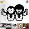 Decus Shop Pulp Fiction Cartoon 3052 // Sticker Aufkleber vers. Größe Farbe