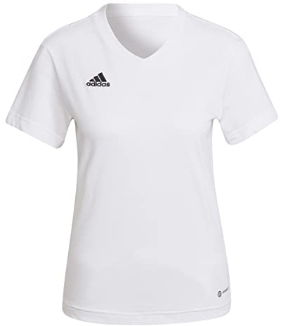 adidas Damen Entrada 22 Tee, White, XL Extra Tall