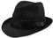 Sombrero Paja de Papel Hombre Mujer Gorra Panamá Verano Playa de ala Corta Moda Unisex 57/58CM (58, Negro)
