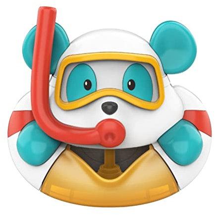 HUSHUI Seifenblasenmaschine Spielzeug Kinder,Badespielzeug Niedlicher Bär Seifenblasenmaschine Badewanne Seifenblasenmaschine mit Musik Kinder Badespielzeug Geschenke Kinder