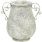 Vase mit Griffen Terracotta Antik 23x18x23,5 cm