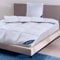 casimum® Luxus Winter Daunendecke polarwarm | Bettdecke 155 x 200 cm | 100% weiße, Neue Daunen | allergikerfreundlich | Made in Germany | weiß