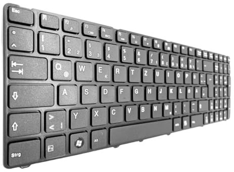 T-ProTek Tastatur - Farbe: Schwarz - Deutsches Tastaturlayout kompatibel für Medion Akoya MD98920