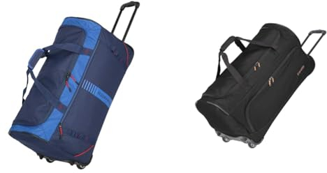 travelite 2-Rad Trolley Größe L, Gepäck Serie Basics Active & 2-Rad Trolley Reisetasche Größe L, Gepäck Serie Basics Fresh