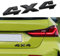 deemars 4x4-Emblem-Abzeichen, Auto-Embleme, 3D Fender Badge Decal Autoaufkleber, Auto Exterieur Zubehör 4 x 4 Emblem Namensschild Aufkleber Kompatibel mit 4Run Tac Tun LKW SUV Pickup (Schwarz)