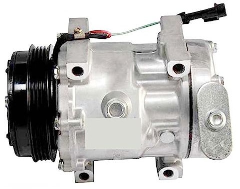 Compresor de aire acondicionado SD7V16 compatible con Fiat Ducato, autobús, Ducato, Kasten compatible con Citroen 71721760 504005418 71721759 504384357 Sanden 1822 1835 1178