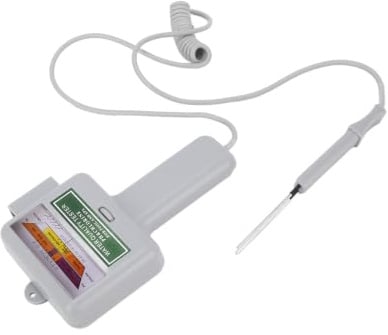 Testeur de et Chlore Portable pour Piscine et Spa Moniteur de Qualité d'Eau Écran Large Plastique 18 x 11 6 x 3 cm Gris Blanc