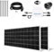 TORNASOL®️ Kit solar autoinstalable 600W, x2 paneles solares monocristalinos ultraligeros flexibles de 310W-1000V, protección IP68, conexión schuko | cable MC4, uso recomendado para balcón