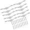 Partuto 10 Set Marine 316 Stainless Steel Rope Boat Deck Flagpole Cleat Hook Replacement