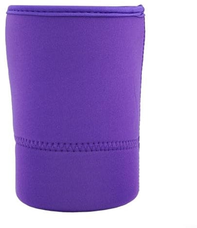 For Coffee Tea Cup Sleeves, Thermal Insulated Holder, Reusable Neoprene Material (M purple)
