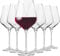 6 Copas de Vino Tinto Elegance | 490 ml | Envio 24h - Perfectas para Uso en Casa, Restaurante y en Fiestas, Ligeras y Resistentes - (49 cl, Transparente)