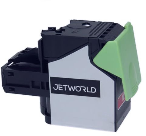 JetWorld Toner Ersatz Lexmark C242XM0 Magenta für C2425dw, C2535dw, MC2425adw, MC2535adwe, MC2640adwe 3500 Seiten je Tonerkartusche, Hochwertiger Druck