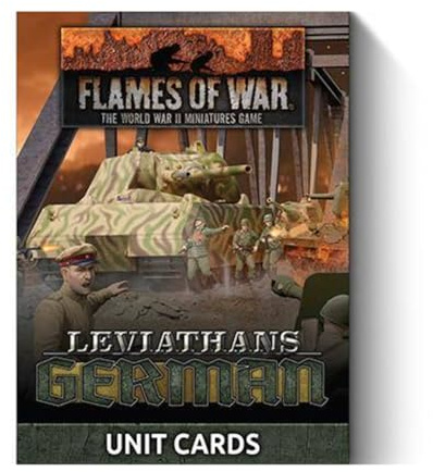 LATE WAR LEVIATHANS GERMAN UNIT CARDS 41