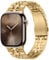 Tasikar Kompatibel mit Apple Watch Armband 49mm 46mm (Series 10) 45mm 44mm 42mm Massives Edelstah Metall Herren Damen Band Kompatibel mit Apple Watch SE Series 10 9 8 7 6 5 4 3, Gold